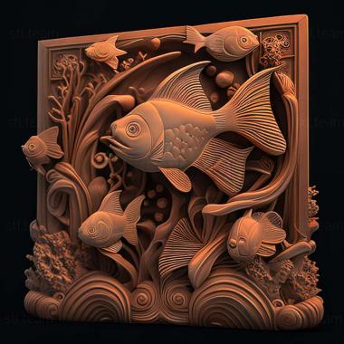 3D model Fishdom game (STL)